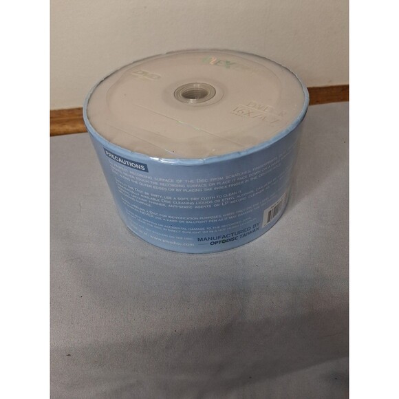 50 HP Blank 16X DVD DVD-R Branded Logo 4.7GB Media PlexDisc Spindle Box Sealed - Picture 2 of 4